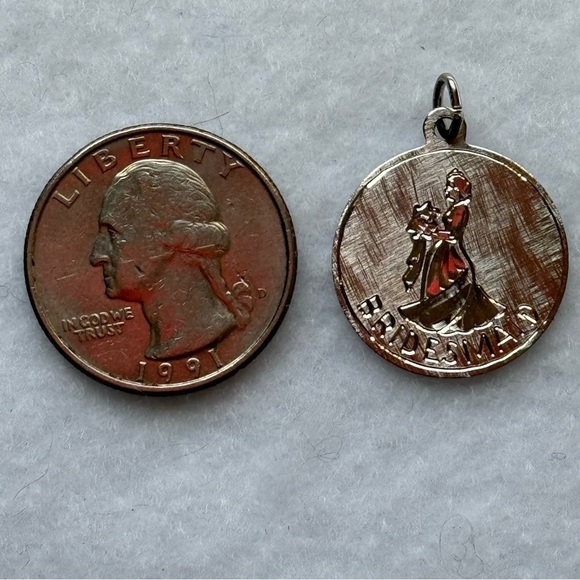 Zales 925 Sterling Silver Wedding Bridesmaid Bracelet Charm Pendant - Picture 4 of 9